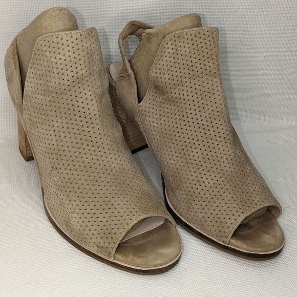 Cole Haan Grand OS Sandals Women Size 7 1/2 Tan Open-Toe Sling Bootie. - Picture 3 of 12